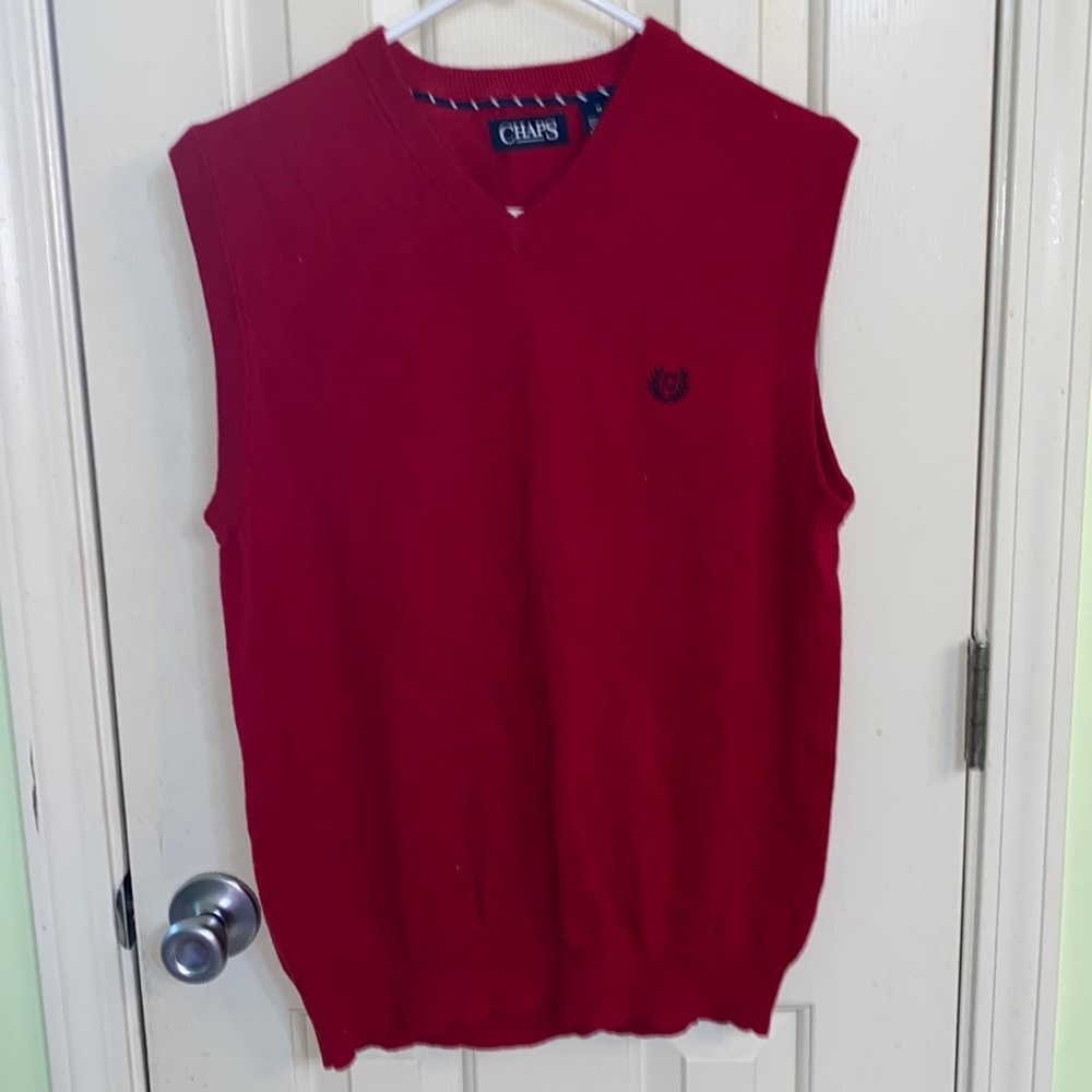 Chaps V-Neck Sweater Vest